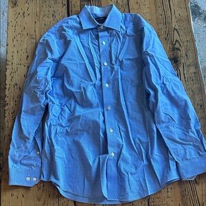 Nautica Light Blue Long Sleeve Shirt sz 15 32/33